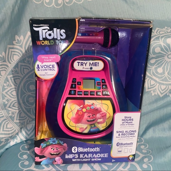 Trolls Other - Trolls Bluetooth mp3 karaoke with light show